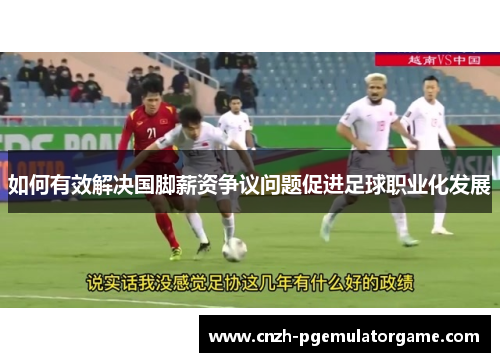 如何有效解决国脚薪资争议问题促进足球职业化发展