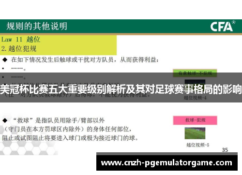 美冠杯比赛五大重要级别解析及其对足球赛事格局的影响 美冠杯比赛五大重要级别解析及其对足球赛事格局的影响